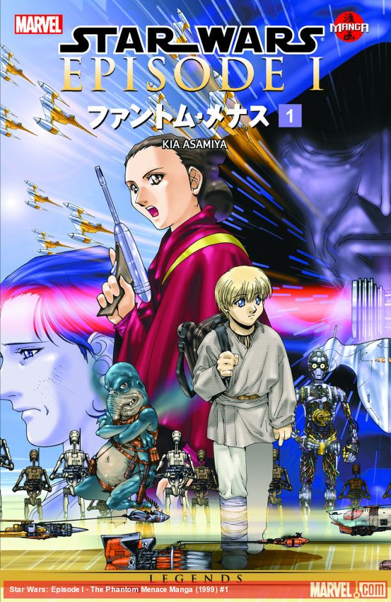STAR WARS: EPISODE I - THE PHANTOM MENACE MANGA VOL. 1 (Digest)