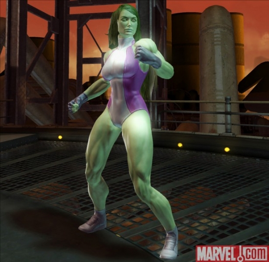 She-Hulk in "Marvel Ultimate Alliance 2"