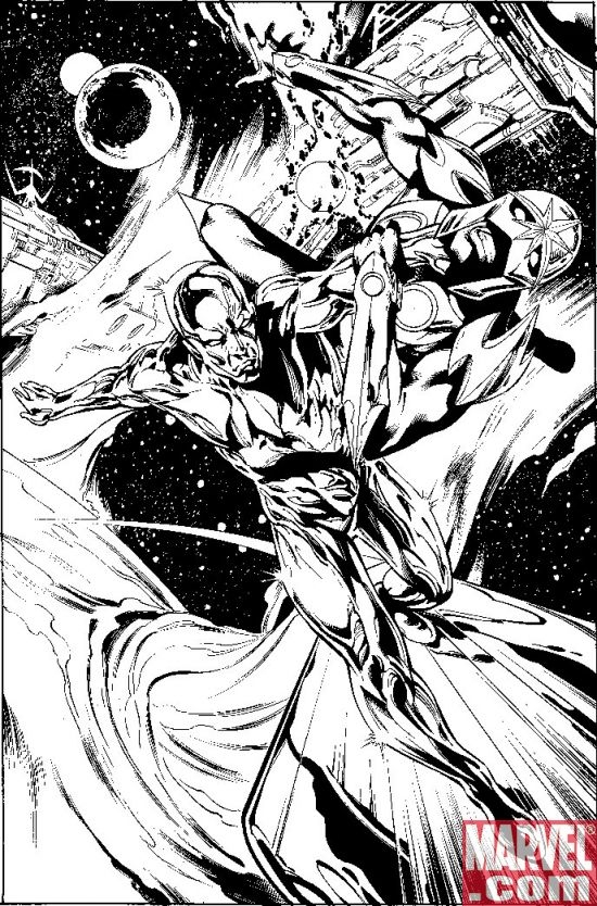 Black and white preview art by Wellinton Alves