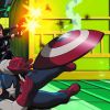 Captain America and Black Widow
