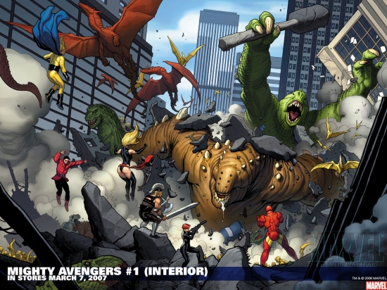 Mighty Avengers (2007) #1 Wallpaper