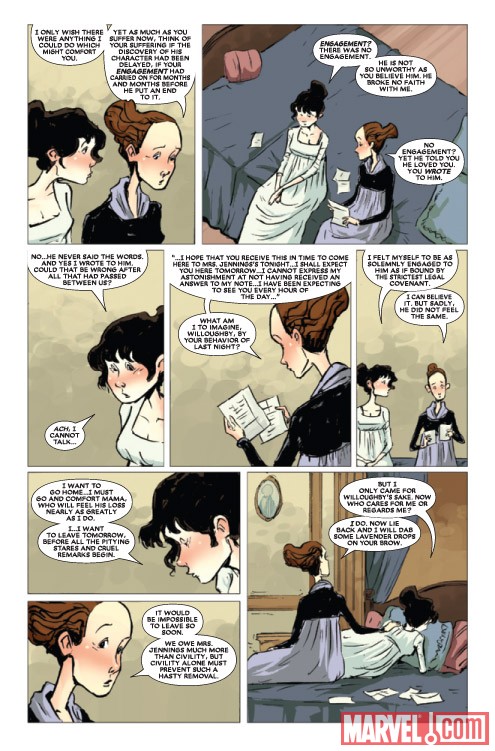 Sense & Sensibility #4 preview art by Sonny Liew