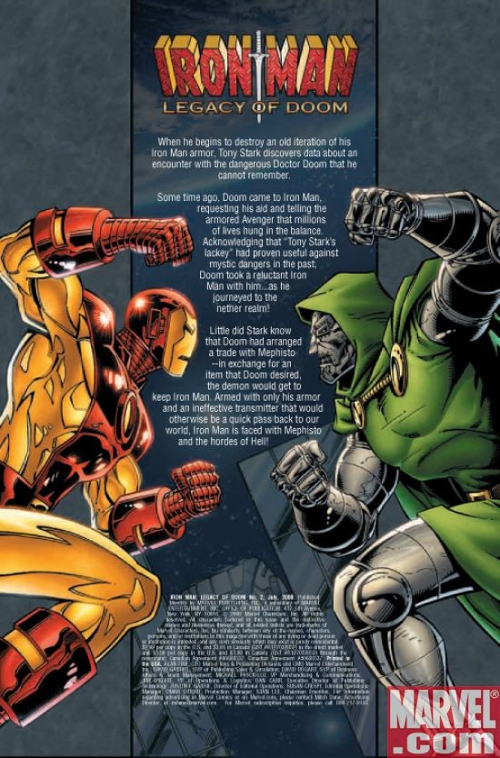 IRON MAN: LEGACY OF DOOM #1, page 1