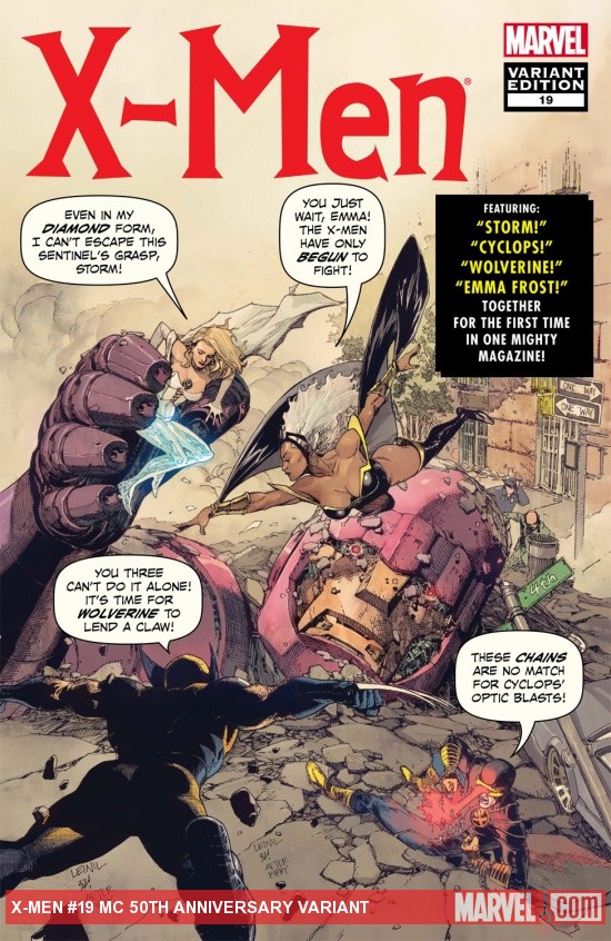 X-Men (2010) #19, Mc 50th Anniversary Variant
