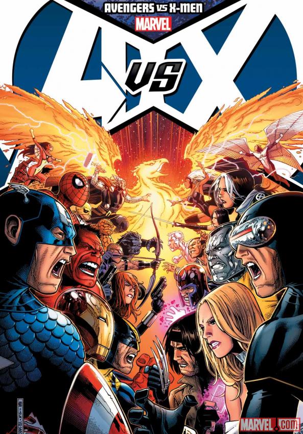 Avengers Vs. X-Men hardcover Jim Cheung cover