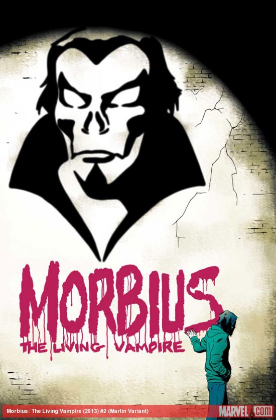 Morbius: The Living Vampire (2013) #2 variant cover by Marcos Martin