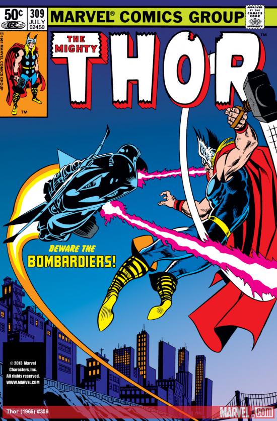 Thor (1966) #309 Cover