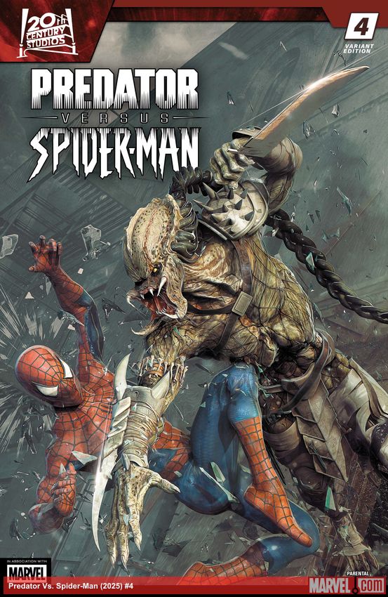 Predator Vs. Spider-Man (2025) #4 (Variant)