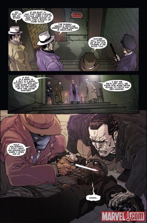 Spider-Man Noir: Eyes Without a Face #3 Art by Carmine Di Giandomenico