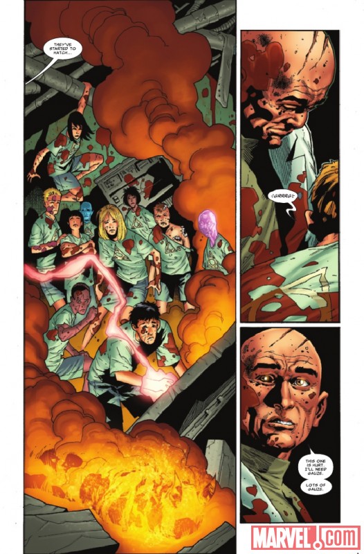 NEW MUTANTS #18 preview page by Leonard Kirk