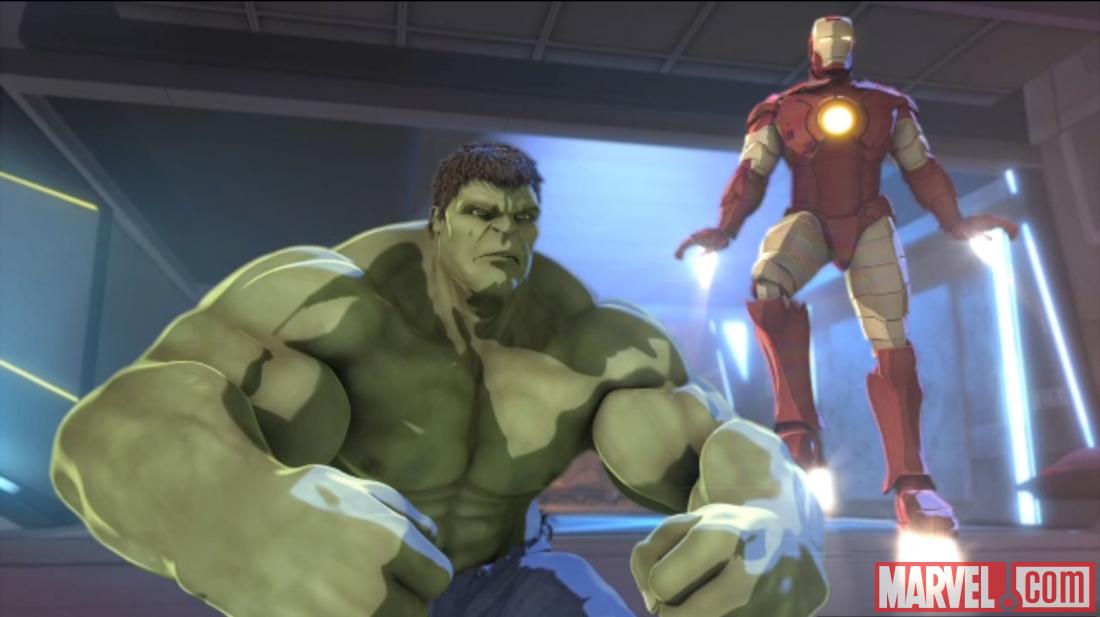 Screenshot from Marvel's Iron Man & Hulk: Heroes United