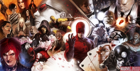 DAREDEVIL #500 cover by Marko Djurdjevic