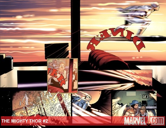 The Mighty Thor #2 preview art by Olivier Coipel