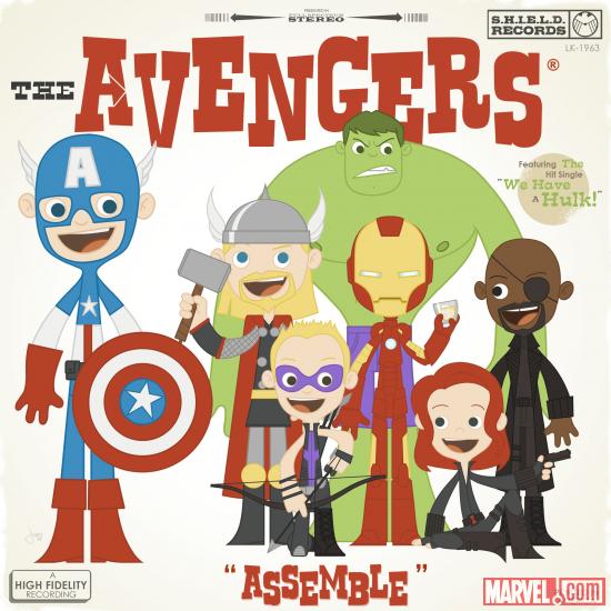 Marvel's The Avengers Art by Joey Spiotto. TM & © 2012 Marvel & Subs. www.marvel.com.