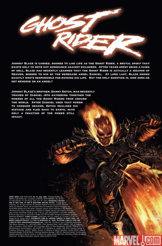GHOST RIDER #34 preview page