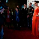 Cobie Smulders at the Tribeca Film Festival screening of Marvel's The Avengers