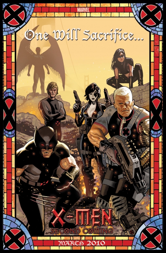 Image Featuring Archangel, Cable, Domino, Wolverine, X-23