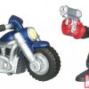 Marvel Super Hero Squad Captain America (Bucky) toy with motorcycle