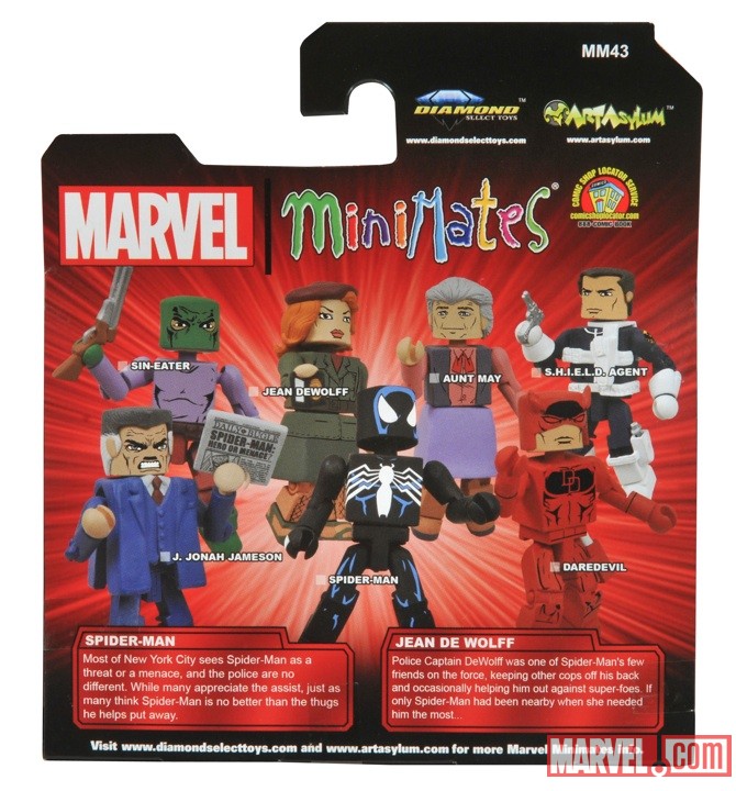 Spider-Man and Jean DeWolff Minimates back from The Jean DeWolff Saga