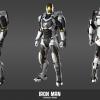 Iron Man Mark 39 Starboost armor model sheet from Marvel Heroes