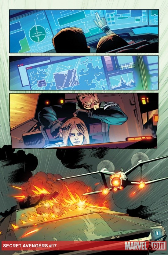 Secret Avengers #17 preview art by Kev Walker