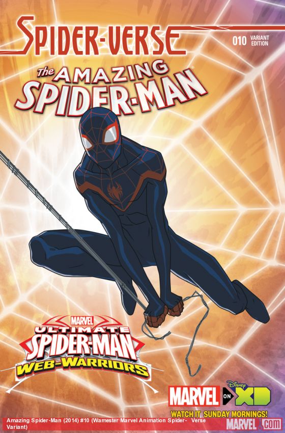 The Amazing Spider-Man (2014) #10 (Wamester Marvel Animation Spider-​Verse Variant)