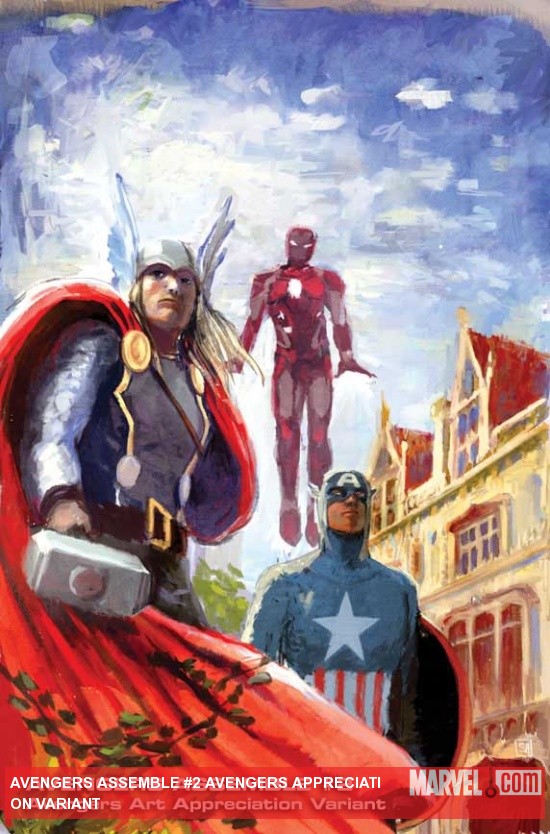 Avengers Assemble #2 variant cover by Stephanie Hans