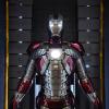The Mark V armor at the Marvel Booth at San Diego Comic-Con 2012