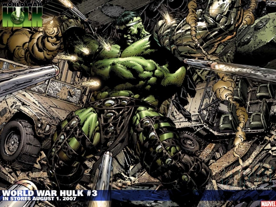 World War Backgrounds. World War Hulk (2007) #3