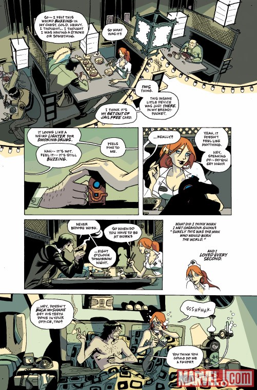CASANOVA #1 preview art by Gabriel Ba