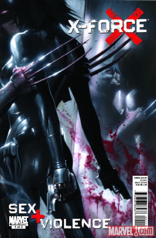 X-FORCE: SEX & VIOLENCE #1 cover by Gabrielle Dell'Otto