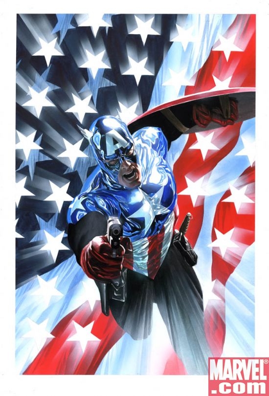 Captain America #34 cover by Alex Ross