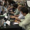 The signing ensues