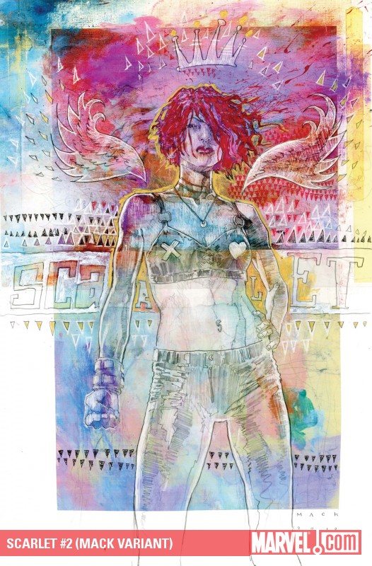 Scarlet (2010) #2 (MACK VARIANT)