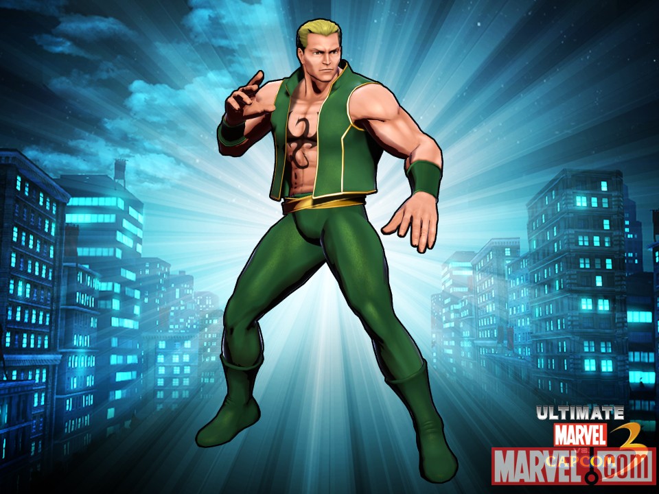 Alternate Iron Fist skin from the Brawler DLC pack for Ultimate Marvel vs. Capcom 3