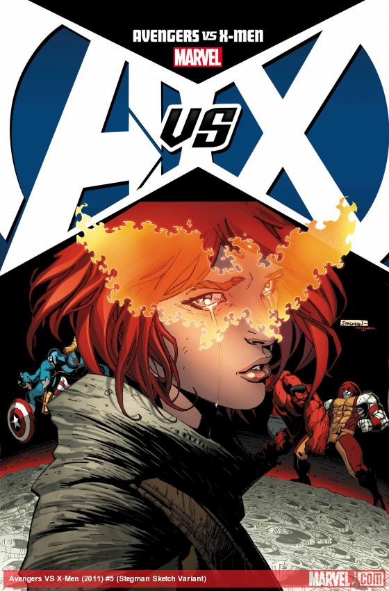 Avengers vs. X-Men #5 cover variant by Ryan Stegman