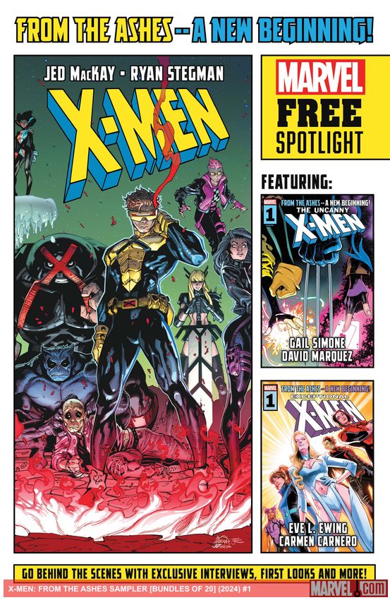 X-MEN: FROM THE ASHES SAMPLER (2024 - Present)