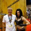 Axel Alonso takes a pic with X-23