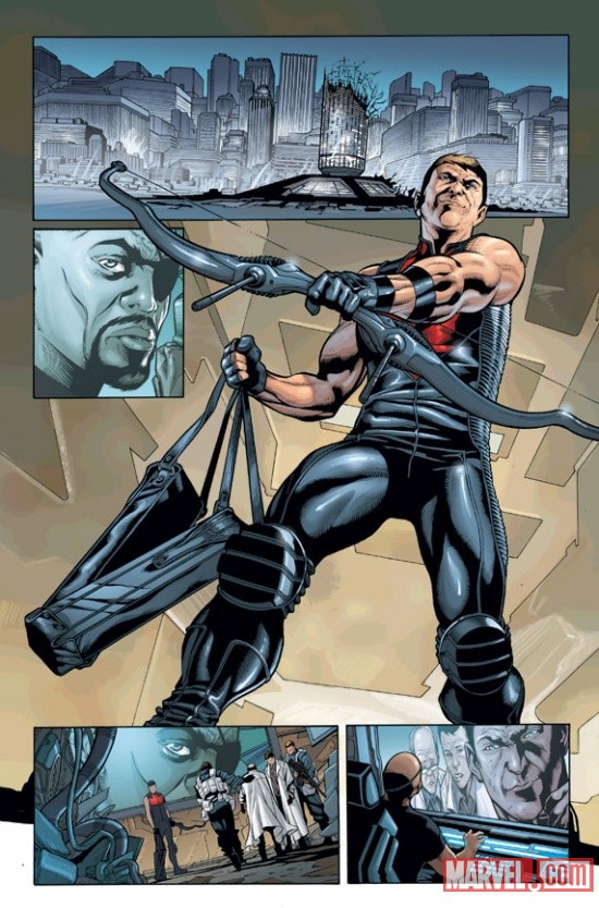 Ultimate Comics Hawkeye #1 preview art by Rafa Sandoval