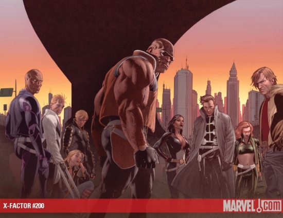 X-Factor #200 cover by Esad Ribic