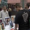 Greg Horn at his Artist's Alley table
