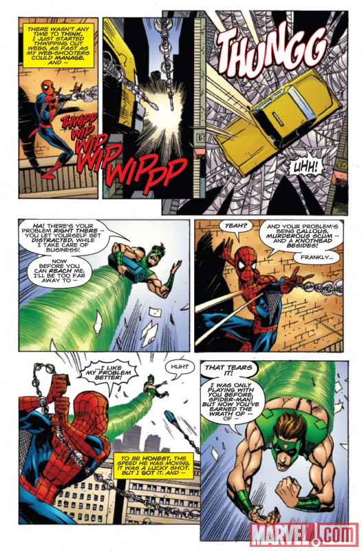 AMAZING SPIDER-MAN ANNUAL #37 preview art by Pat Olliffe