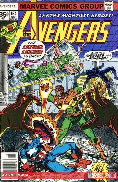 Avengers #164 cover by George Perez