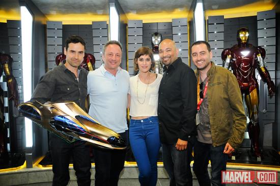 SDCC 2012: Jesse Bradford, Louis D'Esposito, Lizzy Caplan, Maximiliano Hernández and Brad Winderbaum on the Marvel Stage