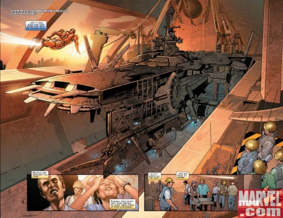 INVINCIBLE IRON MAN #8, pages 4-5
