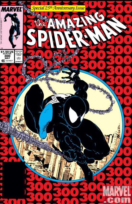 Venom makes his first full appearance.