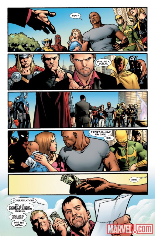 NEW AVENGERS #1 preview art by Stuart Immonen