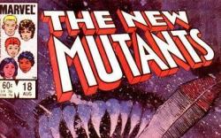 NEW MUTANTS #18 cover by Bill Sienkiewicz