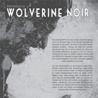 WOLVERINE NOIR #4, intro page