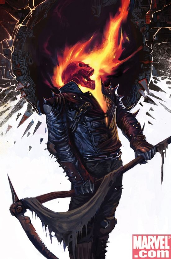 GHOST RIDER #22 cover art by Marko Djurdjevic